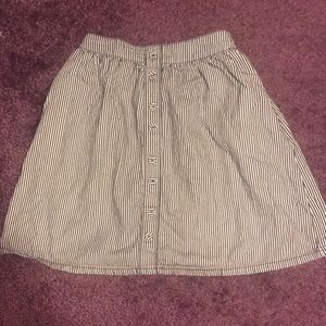 Adorable Blue & White Striped skirt
